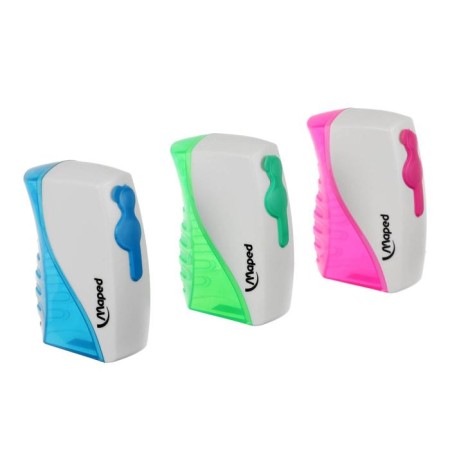 Zapochilok 2 holes with a container Maped Vertical, shockproof, with a protective curtain-2
