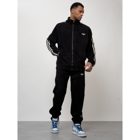 Sports suit men's, size 52, black color-8