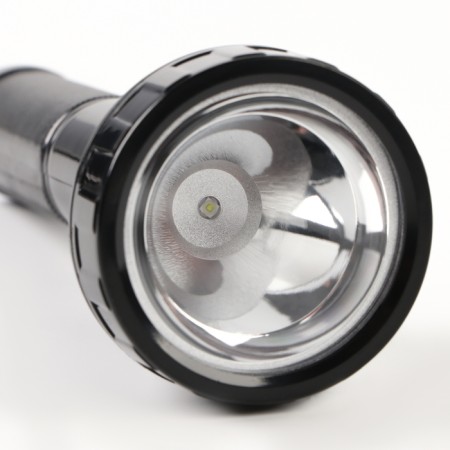 Manual battery flashlight, 5 watts, 800 mAh, 3535LED, 2 modes, IPX2, 19.8 x 6.4 cm-2