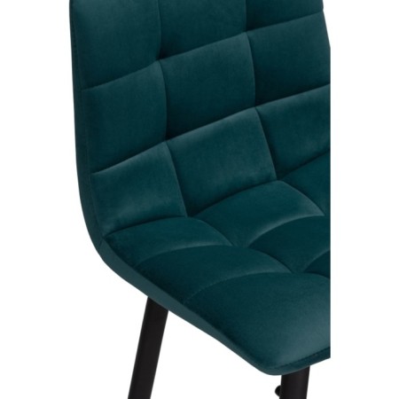 Baric stool for metal/velor, black/sea wave 43x42x93 cm-5