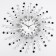Watching clock, series: openwork, "atesino", smooth move, D-69 cm, dial 22 cm