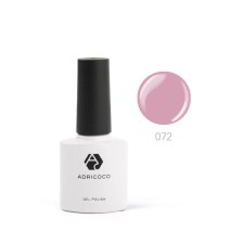 Color gel polish Adricoco, No. 072 ash-purple, 8 ml