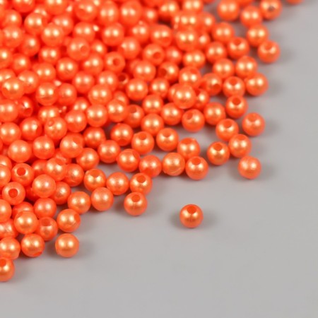 A set of beads "Pearls" d 4 mm, 250 grams, carrot-1