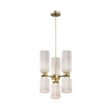 Suspension lamp Maytoni Mod302PL-06W, E14, 6x40 W, 340x340x770 mm, gold