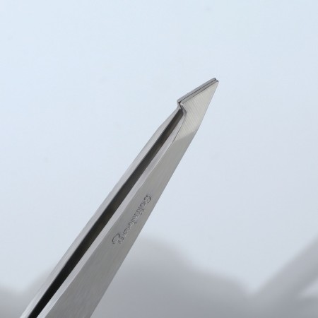 Pinzet begged, 9.5 cm, on blist, silver color, 22dk-1