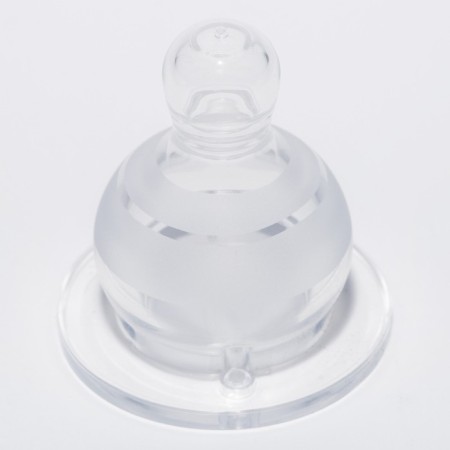 A nipple for a bottle, +6 months (x)., Fast stream, classic throat 35mm.-4