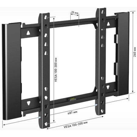Holder LCD-F3919-B Black 22 22 "-47" Max.45kg wall-mounted 10047-1