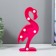 Flamingo nightlight 5 LED battery 3XAAA Pink 7.5x3x15.3 cm Risalux