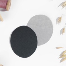 Clothes for clothing, 7 × 5.5 cm, heat-miles, steam, dark gray color