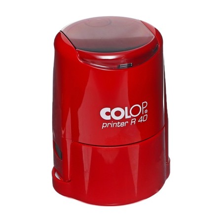 Equipment for round printing automatic Colop Printer R40, diameter 41.5 mm, with a lid, chili body-7