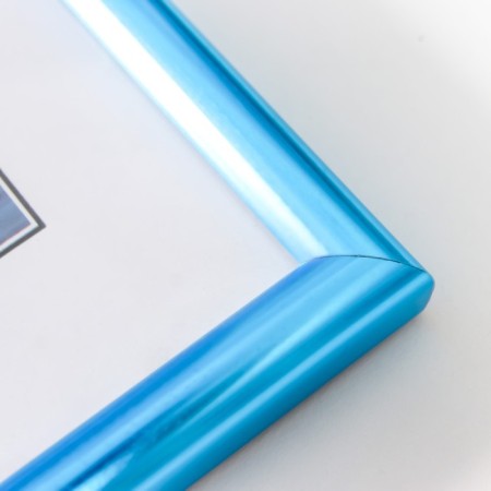 Photo frame Plastic "Rainbow" 15x21 cm, aquamarine metallic-3