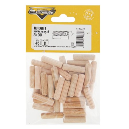 Furniture dough Element, 8x30 mm, 45 pcs-1