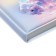 Notebook Gift Book 96l, line, color block, PVC 3D anime cover (9.5x10.5cm)