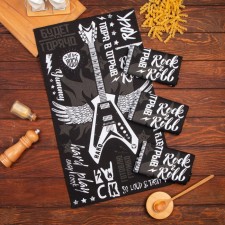 A set of kitchen towels of the share of Les’T Rock, 35x60 cm - 4 pcs, 100% HL