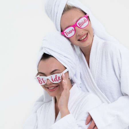 Карнавальный аксессуар- очки "Team bride"-8