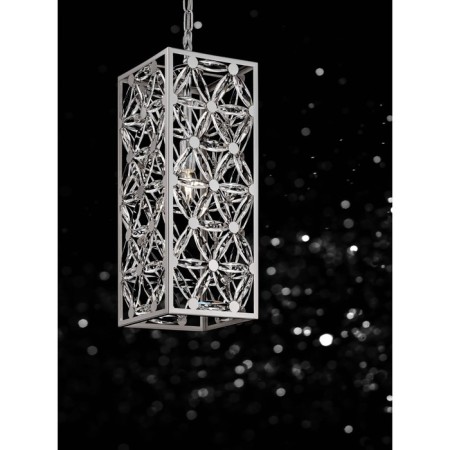 Suspension lamp Maytoni Mod069PL-01CH, E14, 1x60 W, 192x192x1092 mm, Chrome-2