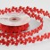 Figure tape "Branches with flowers", 20 mm, 9 ± 0.5 m, red color