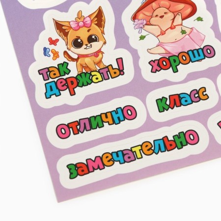 Stickers Paper grades "Umnichka", 11 x 18 cm-1