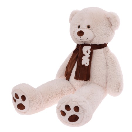 Soft toy "Bear Philip", beige color, 130 cm-1