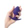 Anal plug Glob, silicone, purple color, 8 cm, d = 4 cm