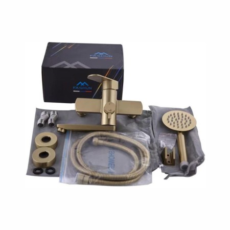 Bath mixer Fashun A53020-21, single-leaf, pour 102 mm, with a shower set, bronze 9686667-1