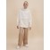 Sweatshirt for girls, height 110 cm, milk color