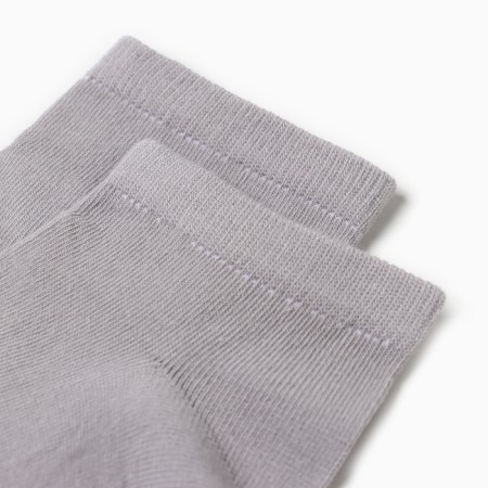 Women's socks shortened, gray color, size 23-25-1