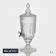 Dispenter for drinks Glass Magistro "Sunrise", 3 l, 25 × 19 × 50 cm