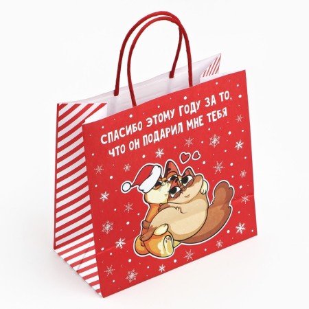 Gift package “Thank you this year”, 22 x 22 x 11 cm, new year-4
