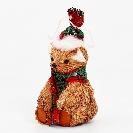 Decorative souvenir "Bear in a hat and scarf" 9 × 8 × 18 cm-2
