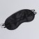 Sleep mask, double elastic, 18 × 8.5 cm, black color