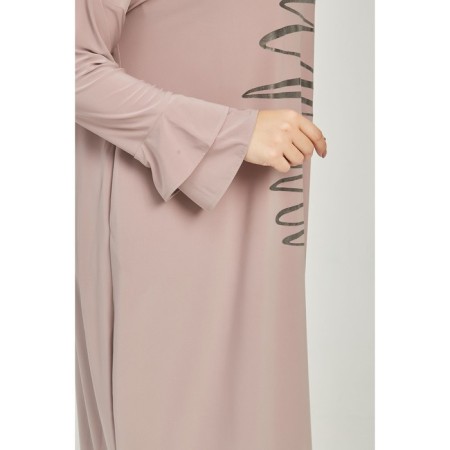 Women's dress, size 60, cappuccino color-5