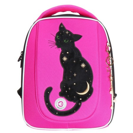 Frame saturan, 36 x 29 x 18 cm, Grizzly, + keychain, plush, fuchsia-2