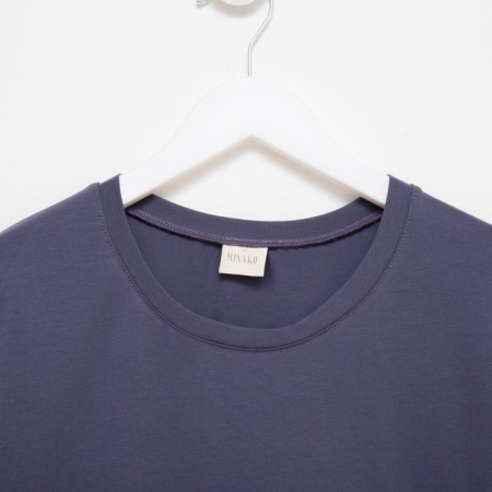 Men's T-shirt Minaku "Abstraction" Graphite color, river 48-5