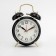 An alarm clock "Pennant", with backlight, D-9 cm, 17 x 11.5 cm, black