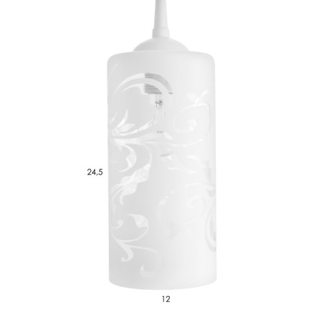 Lamp cylinder 357h/0 1 lamp E27 60 W B.S.Decor. H250-6
