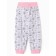 Railway with an open leg children's "bunnies", white/pink color, height 68