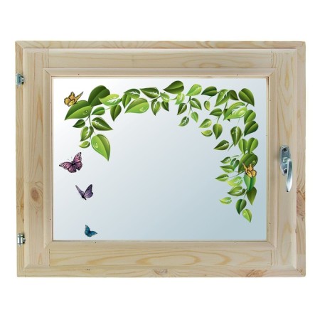 Window, 40 × 60cm, "spring", single -chamber double -glazed window