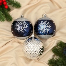 Set of balls Plastic D-10 cm, 3 pcs 