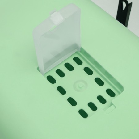 Closed 2-in-1 toilet with a removable top of 34 x 50 x 33 cm, green-6