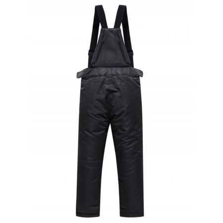 Ski pants for a boy, height 110 cm, black color-1