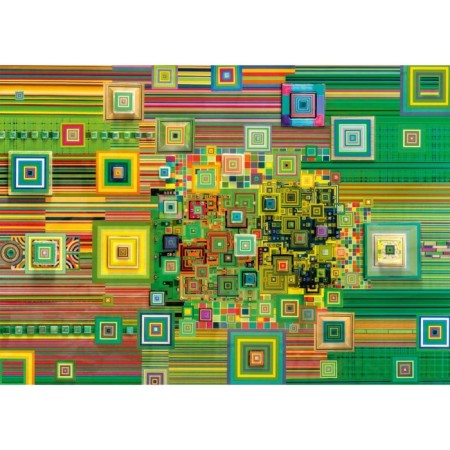 Puzzle "R. Swedro. Green flash drive ", 1000 elements-1