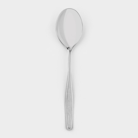 Tablespoon “silhouette”, h = 20 cm, thickness of 1 mm, simplified processing, silver color-1