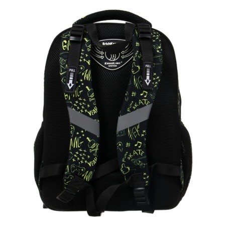 School backpack Erich Krause Ergoline 15l, 39 x 28 x 14 cm, ergonomic back, Funny Guys 56796-4