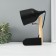 Table lamp "prestige" 1x40W E27 black 13x12x24cm