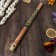 Souvenir musical instrument Bamboo "Flute Ethnic Ornament" 35x2.5x2.5 cm
