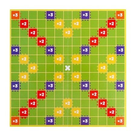 Board game for erudition “Game of Words”: scrub, field, stands, bag, letters, 2-4 players, 5+-5