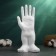 Figure "Handbird" White, 24cm