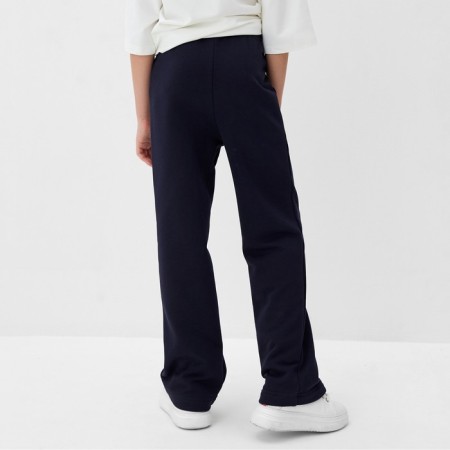 Pants for Minaku girl, dark blue color, height 146 cm-3
