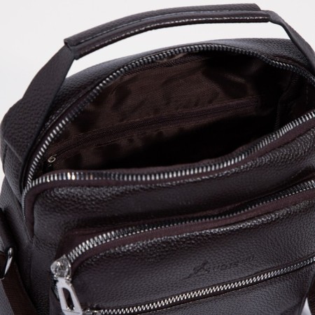 Male bag, brown color-5